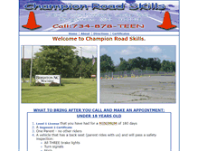 Tablet Screenshot of championroadskills.com